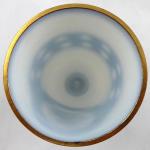 Glass of milk glass and medallion Glass of milk glass and medallion