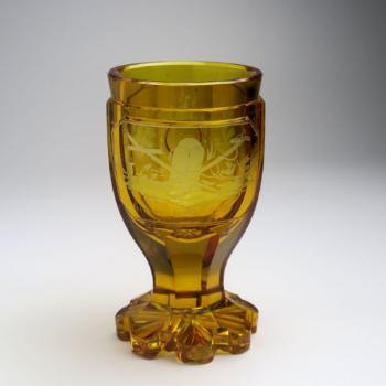 Glass Goblet - clear glass - 1840 Glass Goblet - clear glass - 1840