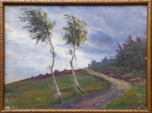 Chodounska Marie - Walking with birches before the Chodounska Marie - Walking with birches before the