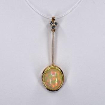 Pendant - gold, brilliant cut diamond - 2000 Pendant - gold, brilliant cut diamond - 2000