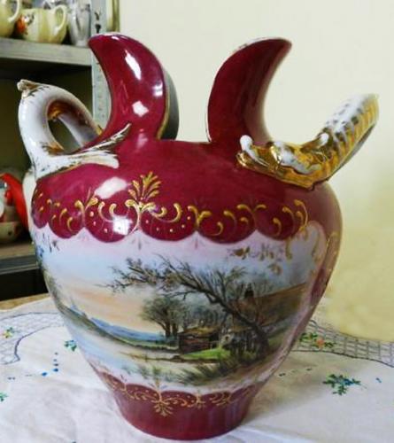 Vase from Porcelain - white porcelain - 1930 Vase from Porcelain - white porcelain - 1930