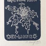 Vaclav Houf - Ex libris Ing. J. Zemcik Vaclav Houf - Ex libris Ing. J. Zemcik