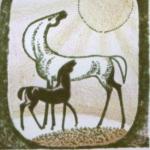 Karel Oberthor - Mare with foal Karel Oberthor - Mare with foal