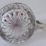 Tankard, cut glass, ruby shields Tankard, cut glass, ruby shields