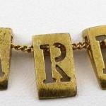 Silver and gilded necklace with the name Jarka Silver and gilded necklace with the name Jarka