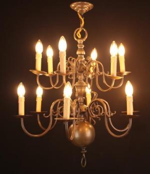 Twelve Light Chandelier - 1860 Twelve Light Chandelier - 1860