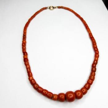 Coral Necklace - 1915 Coral Necklace - 1915