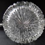 Cut glass jug, with silver handle Cut glass jug, with silver handle