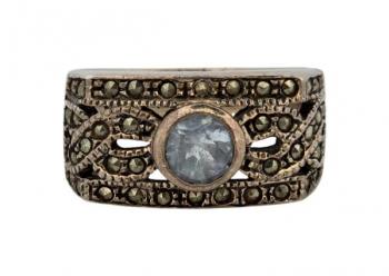 Silver Ring - silver, topaz - 1920 Silver Ring - silver, topaz - 1920