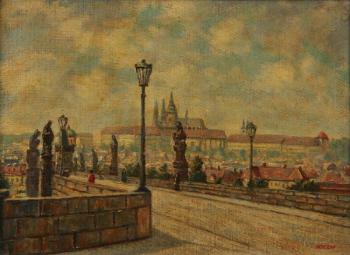 View of Hradcany - 1930 View of Hradcany - 1930