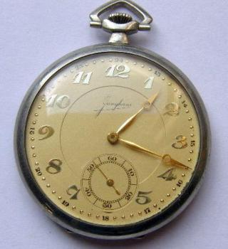 Pocket Watch - nickel - Junghans - 1935 Pocket Watch - nickel - Junghans - 1935