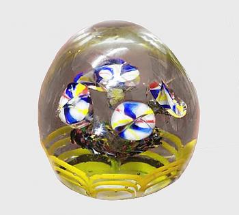 Glass Paperweight - 1940 Glass Paperweight - 1940