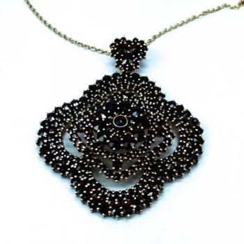 Czech Garnet Necklace - 1965 Czech Garnet Necklace - 1965