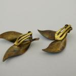 Silver Earrings - enamel, metal - Willy Winnaes pro firmu David Andersen - 1955 Silver Earrings - enamel, metal - Willy Winnaes pro firmu David Andersen - 1955