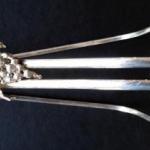 Silver flexible bottle holder wine Silver flexible bottle holder wine