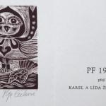 Olga Cechova - 2 x PF 1976, 2 x Ex libris, Invitat Olga Cechova - 2 x PF 1976, 2 x Ex libris, Invitat