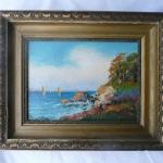 Landscape by the sea - paired paintings Landscape by the sea - paired paintings