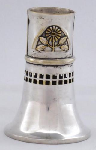 Small candlestick, Viennese Art Nouveau - Argentor Small candlestick, Viennese Art Nouveau - Argentor
