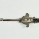 Silver brooch - silver, chrysoprase - Georg Jensen - 1920 Silver brooch - silver, chrysoprase - Georg Jensen - 1920