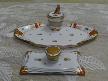 Porcelain Inkwell - porcelain - 1932 Porcelain Inkwell - porcelain - 1932