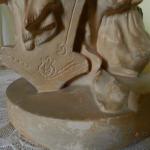 Ceramic Figurine - Woman - burnt clay - 1943 Ceramic Figurine - Woman - burnt clay - 1943