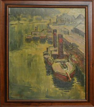 View of River - Milan Zezula (1921 – 1992) - 1960 View of River - Milan Zezula (1921 – 1992) - 1960