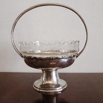 Glass Pedestal Bowl - 1930 Glass Pedestal Bowl - 1930