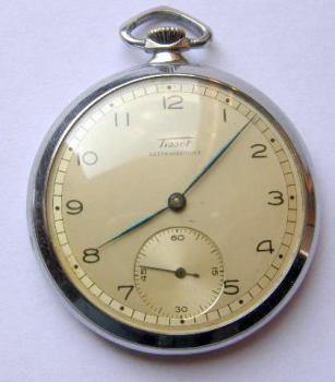 Pocket Watch - chrome - Tissot - 1930 Pocket Watch - chrome - Tissot - 1930