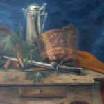 Salasek - Still life with hunting knife Salasek - Still life with hunting knife