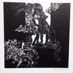 Anna Grmelova - Little girl with a cat, Boy with b Anna Grmelova - Little girl with a cat, Boy with b