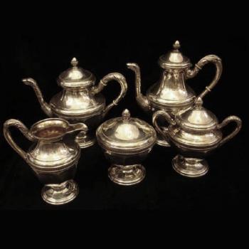 Silver tea set Silver tea set