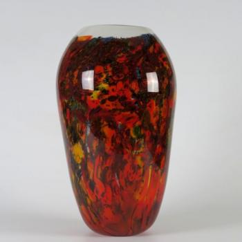 Vase - layered glass - 1930 Vase - layered glass - 1930