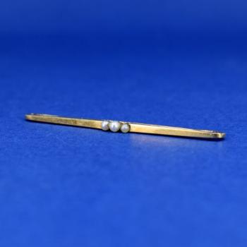 Gold Brooch - gold, pearl - 1930 Gold Brooch - gold, pearl - 1930