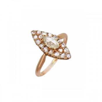 Ring - gold, diamond - 1880 Ring - gold, diamond - 1880