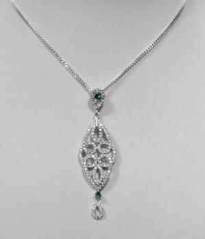 Pendant - silver, zircon - 2000 Pendant - silver, zircon - 2000