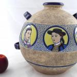 Large Art Nouveau vase with portraits - Imperial A Large Art Nouveau vase with portraits - Imperial A