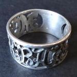 Silver ring from the Olympics in Moscow Silver ring from the Olympics in Moscow