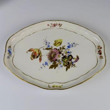 Porcelain Tray - white porcelain - Meissen - 1850 Porcelain Tray - white porcelain - Meissen - 1850