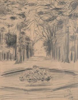 The chateau park in Versailles The chateau park in Versailles