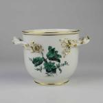 Porcelain Flower Pot - white porcelain - Meissen - 1930 Porcelain Flower Pot - white porcelain - Meissen - 1930
