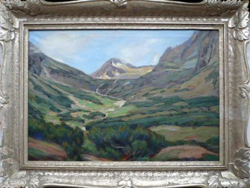 Mountain Landscape - Rudolf Walter - 1920 Mountain Landscape - Rudolf Walter - 1920