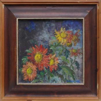 Still Life - canvas - Anežka Medunová Berková  - 1951 Still Life - canvas - Anežka Medunová Berková  - 1951