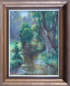 View of River - Ferdinand Adámek - 1920 View of River - Ferdinand Adámek - 1920