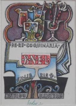 Josef Liesler - Exlibris (Enrico Mantero) Josef Liesler - Exlibris (Enrico Mantero)