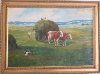 Summer Landscape - Gustav Reiter - 1930 Summer Landscape - Gustav Reiter - 1930