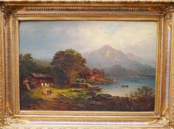Landscape - canvas - 1865 Landscape - canvas - 1865