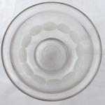 Large round bowl with cut lenses Large round bowl with cut lenses