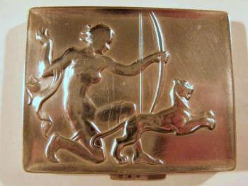 Silver Medicine Bottle - silver - 1930 Silver Medicine Bottle - silver - 1930