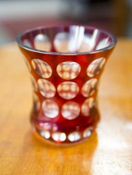 Goblet with Ruby Glazing Goblet with Ruby Glazing