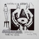 Jaroslav Kaiser - Commemorative card for the eveni Jaroslav Kaiser - Commemorative card for the eveni